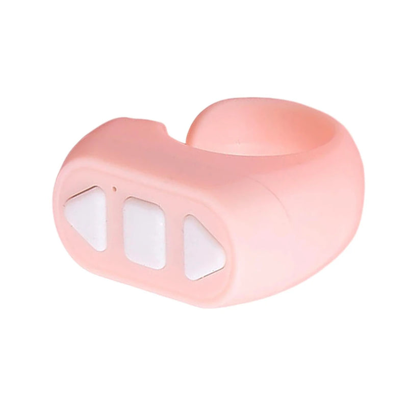 Controle remoto sem fio Bluetooth Fingertip Ring, obturador selfie, botão de liberação, temporizador automático, controlador de vídeo, recarregável