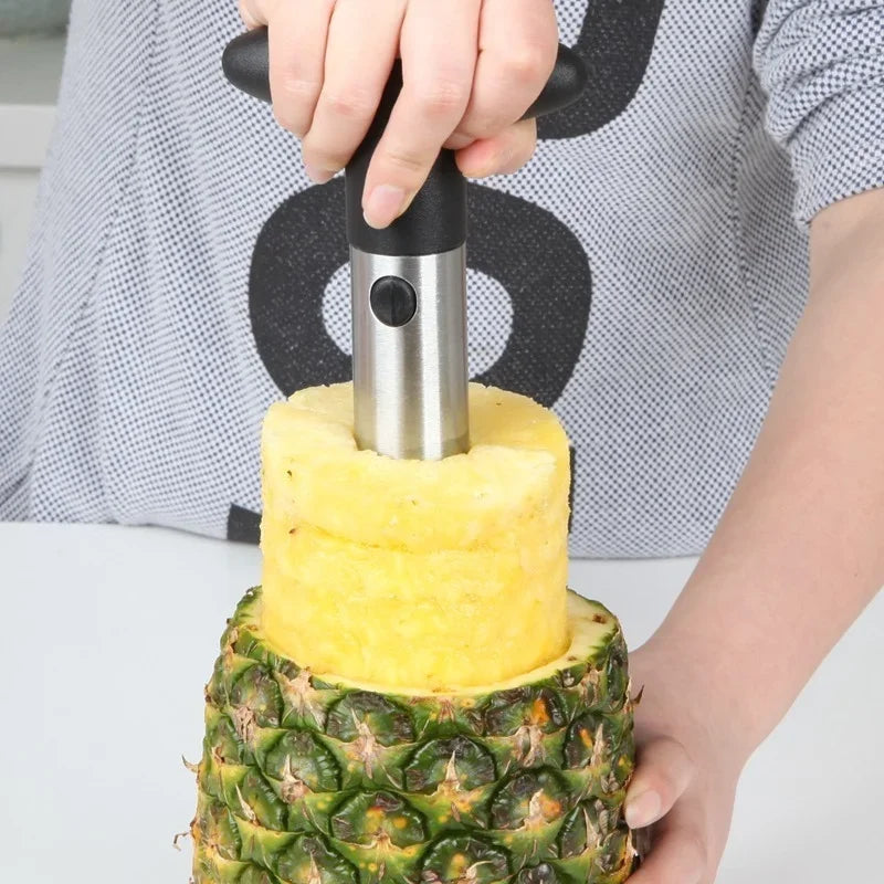 Aço inoxidável abacaxi Slicer e Peeler, Fruit Cutter, Parer Knife, Acessórios de cozinha, Kitchen Gadgets