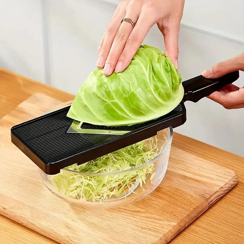 Fatiador Manual de Vegetais Alimentares, Ralador para Saladas, Batata, Pepino, Repolho Roxo, Triturador Multifuncional, Gadget de Cozinha