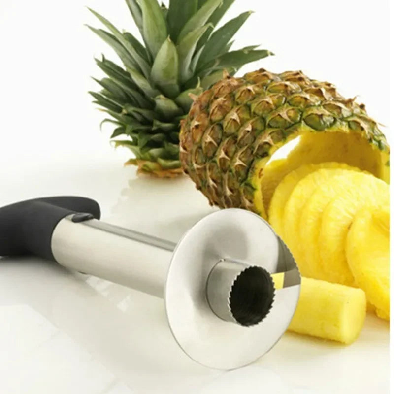 Aço inoxidável abacaxi Slicer e Peeler, Fruit Cutter, Parer Knife, Acessórios de cozinha, Kitchen Gadgets