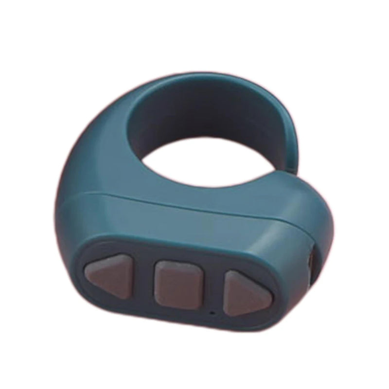 Controle remoto sem fio Bluetooth Fingertip Ring, obturador selfie, botão de liberação, temporizador automático, controlador de vídeo, recarregável
