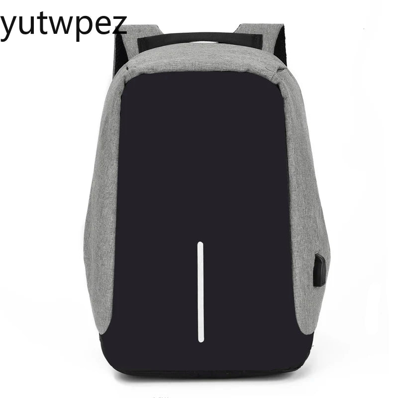 Mochila Anti-Roubo para Homens, Bolsa para Laptop, Mochila Masculina, Impermeável, Grande Capacidade, Mochila Escolar Designer, 15,6"