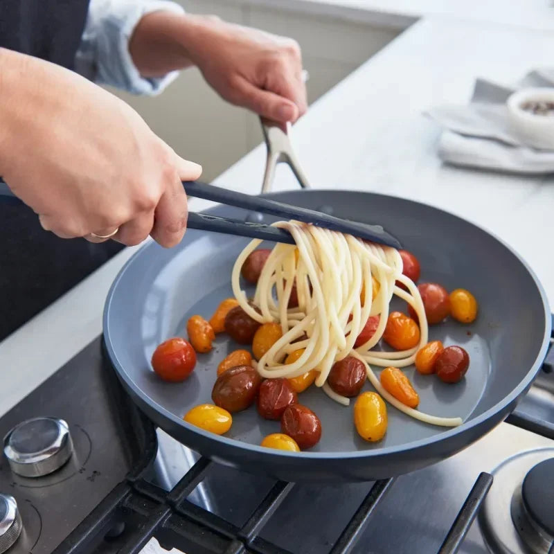Nylon Grip Flip Tongs, Espátula De Ovo, Espátula De Bife, Pinças Pinça, Panqueca Fried Turners, Acessórios de cozinha, Itens de cozinha, 2 em 1