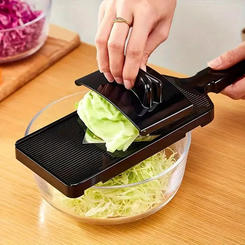 Fatiador Manual de Vegetais Alimentares, Ralador para Saladas, Batata, Pepino, Repolho Roxo, Triturador Multifuncional, Gadget de Cozinha